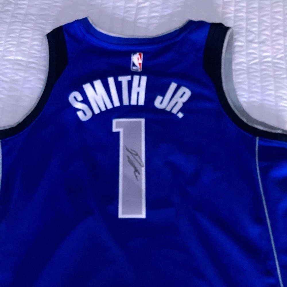 Dallas Mavericks SMITH JR. Autographed Jersey